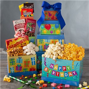 Happy Birthday Gift Tower